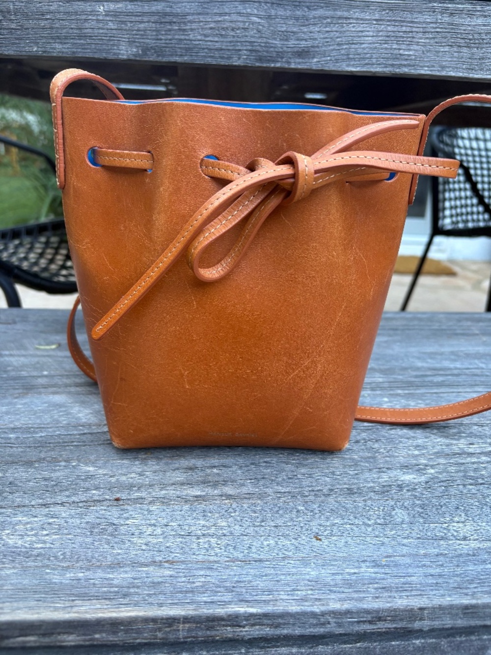 Mansur Gabriel mini bucket bag - Picture 3 of 8